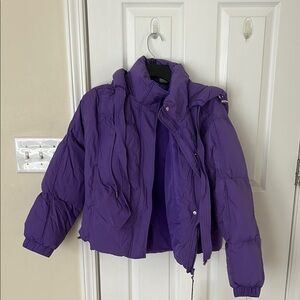 Zyia Purple Puffer Jacket
